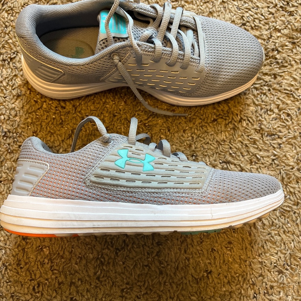 Women’s Grey Under Armour Shoes